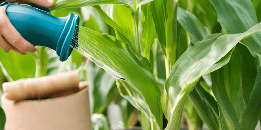 watering corn plant and How to Grow Corn