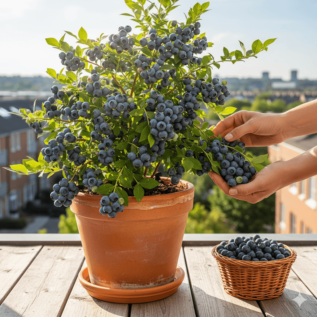 Blueberries are one of the easiest and most rewarding fruits to grow — even if you don’t have a backyard. Whether you live in a small apartment, a tropical climate, or want to grow fresh fruit on your patio, growing blueberries in pots is a game-changer.