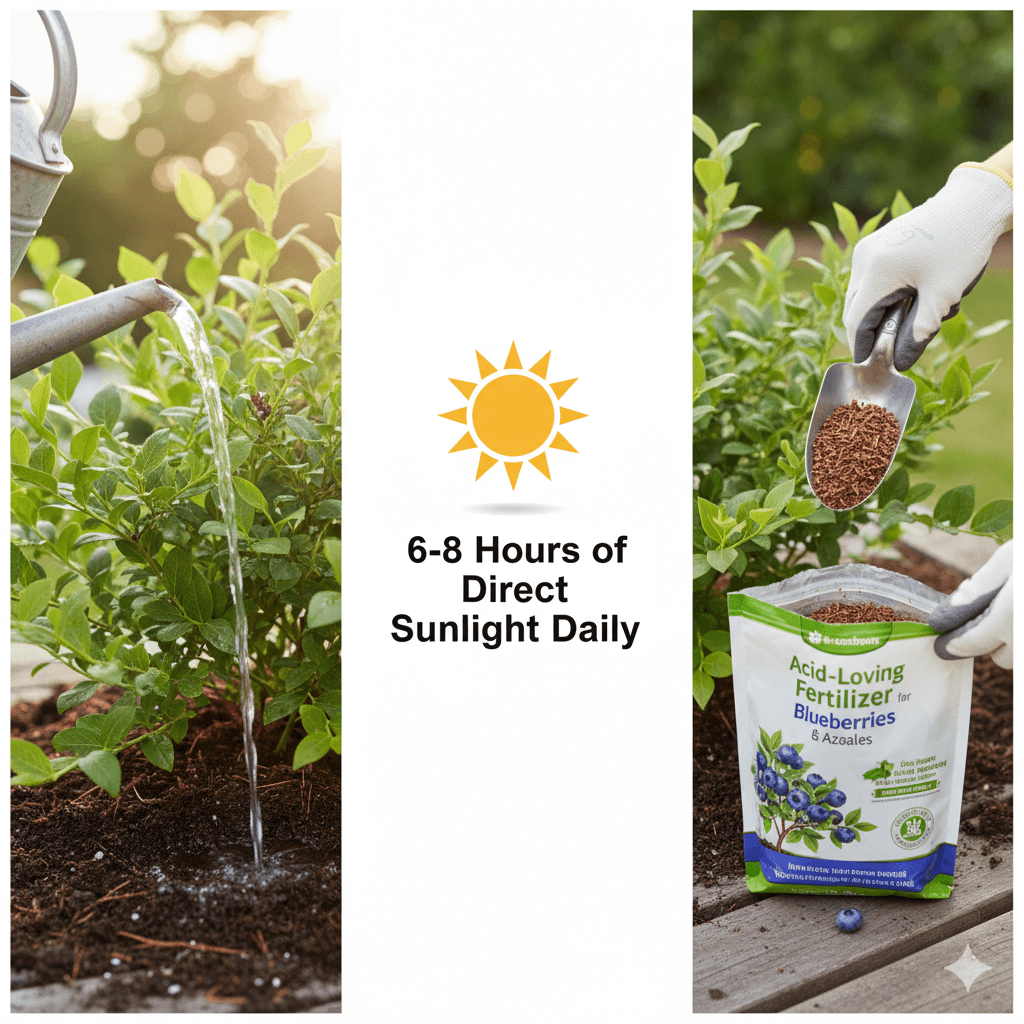 Watering, Light, and Fertilizing