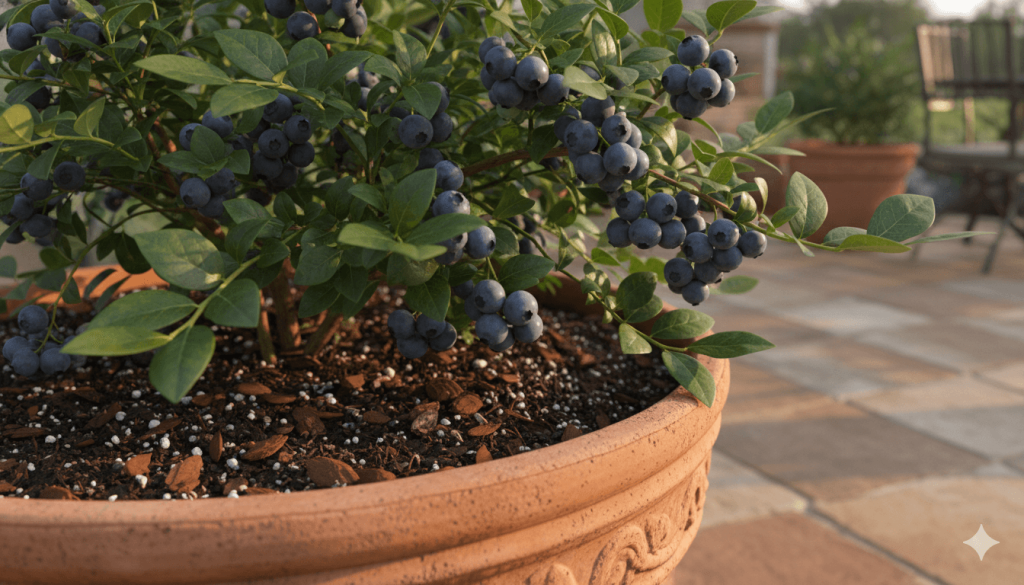 Acidic Soil Mix for Blueberries