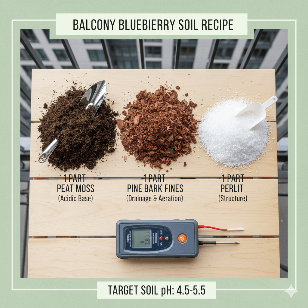 Crafting the Perfect Balcony Blueberry Soil Mix