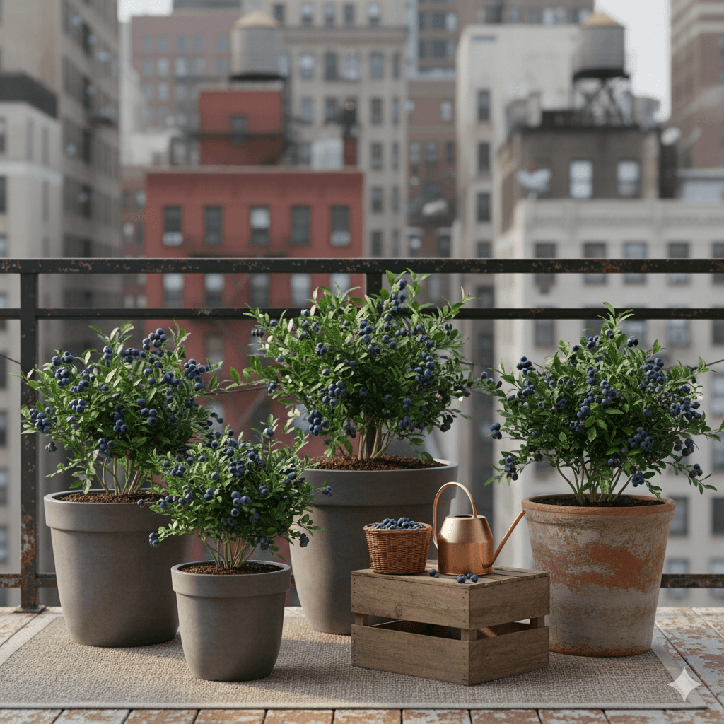 Growing Blueberries on a Balcony