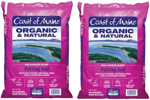 Coast of Maine “Bar Harbor Blend” Organic Potting Soil — Best for Flavor & Premium Berries