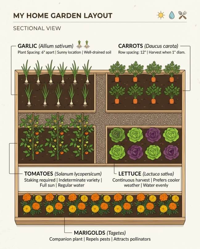 Companion Planting Chart Visual