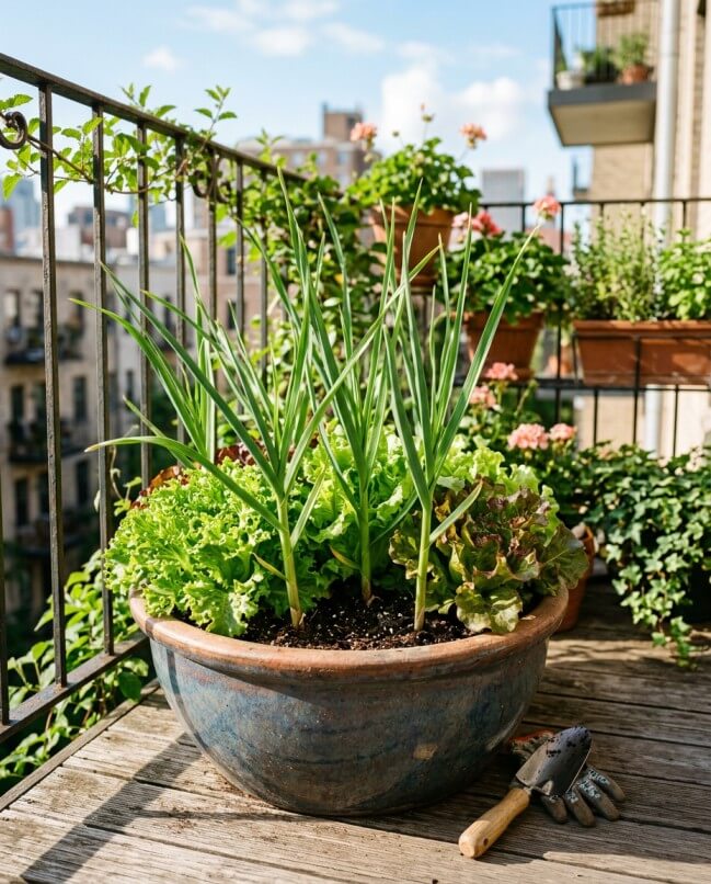 Container Gardening Setup