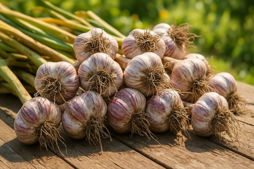 Harvesting Garlic
