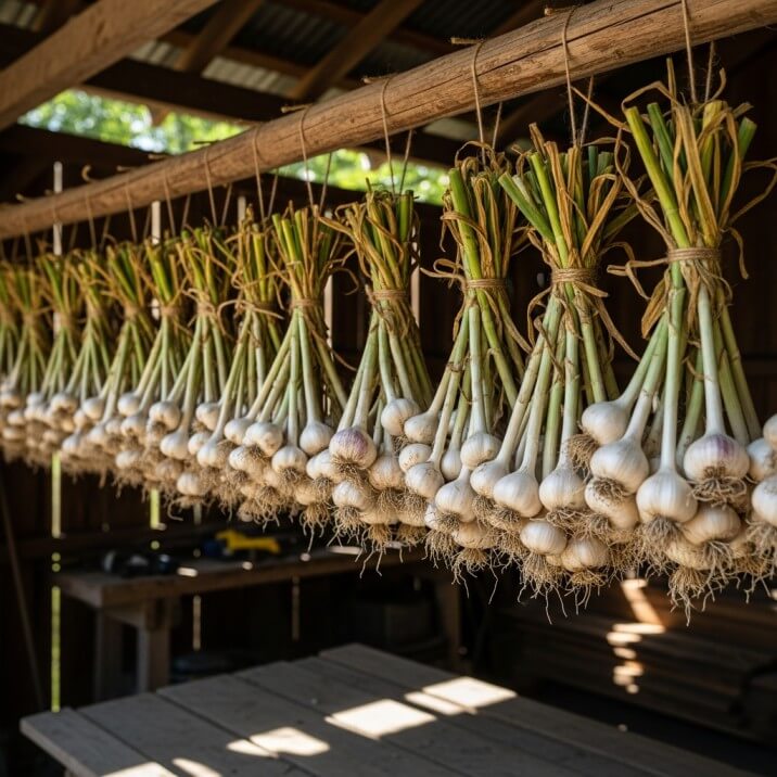 How to Harvest, Cure, and Store Garlic