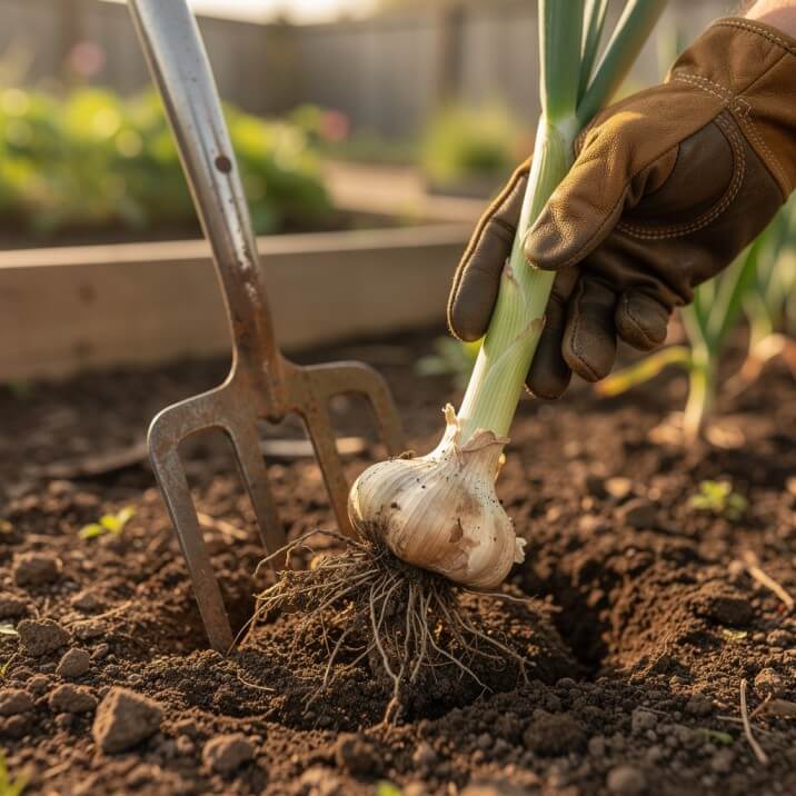 Step-by-Step How to Dig Up Garlic Without Damaging Bulbs